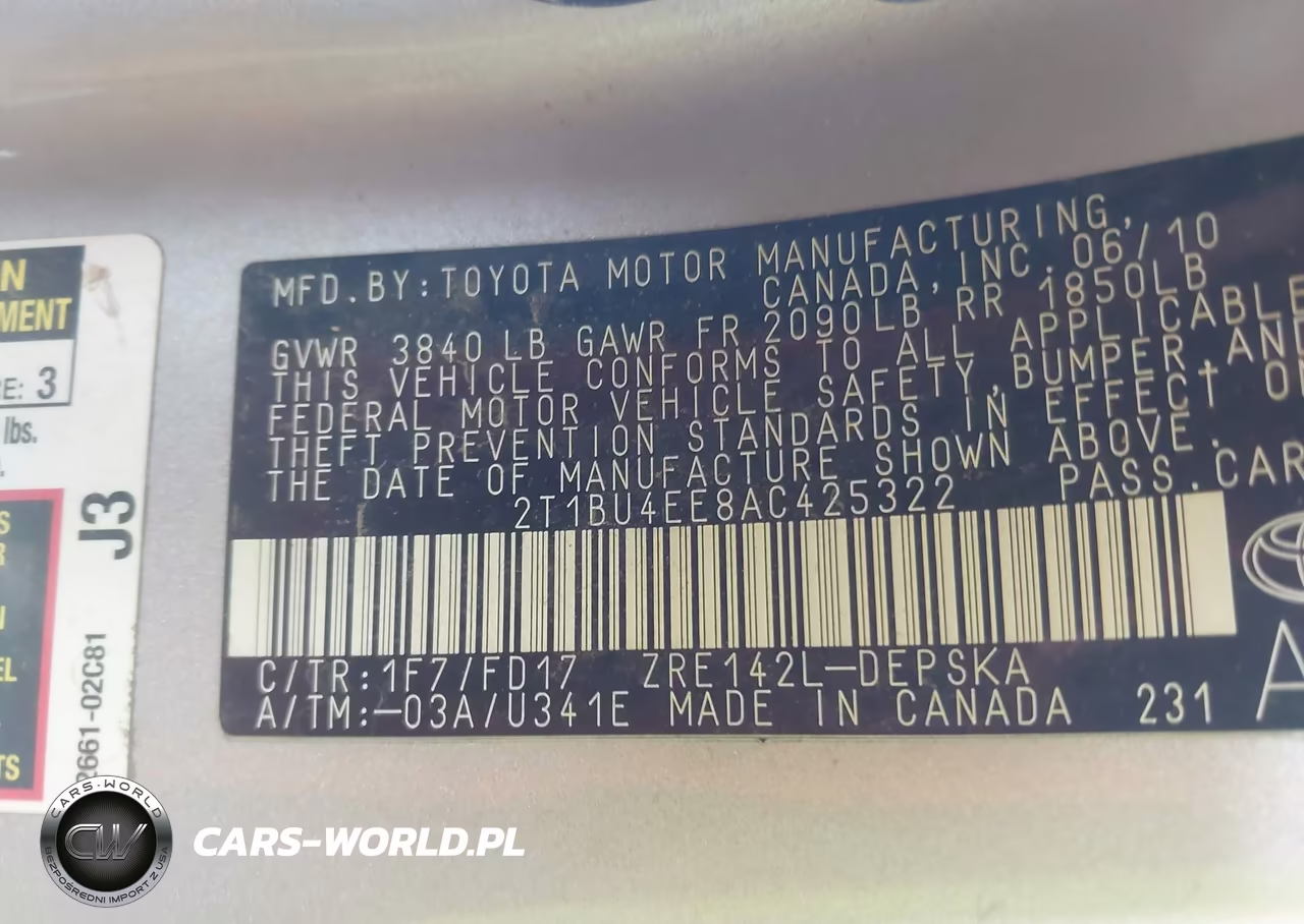 2010 Toyota Corolla S VIN:2T1BU4EE8AC425322 - 9