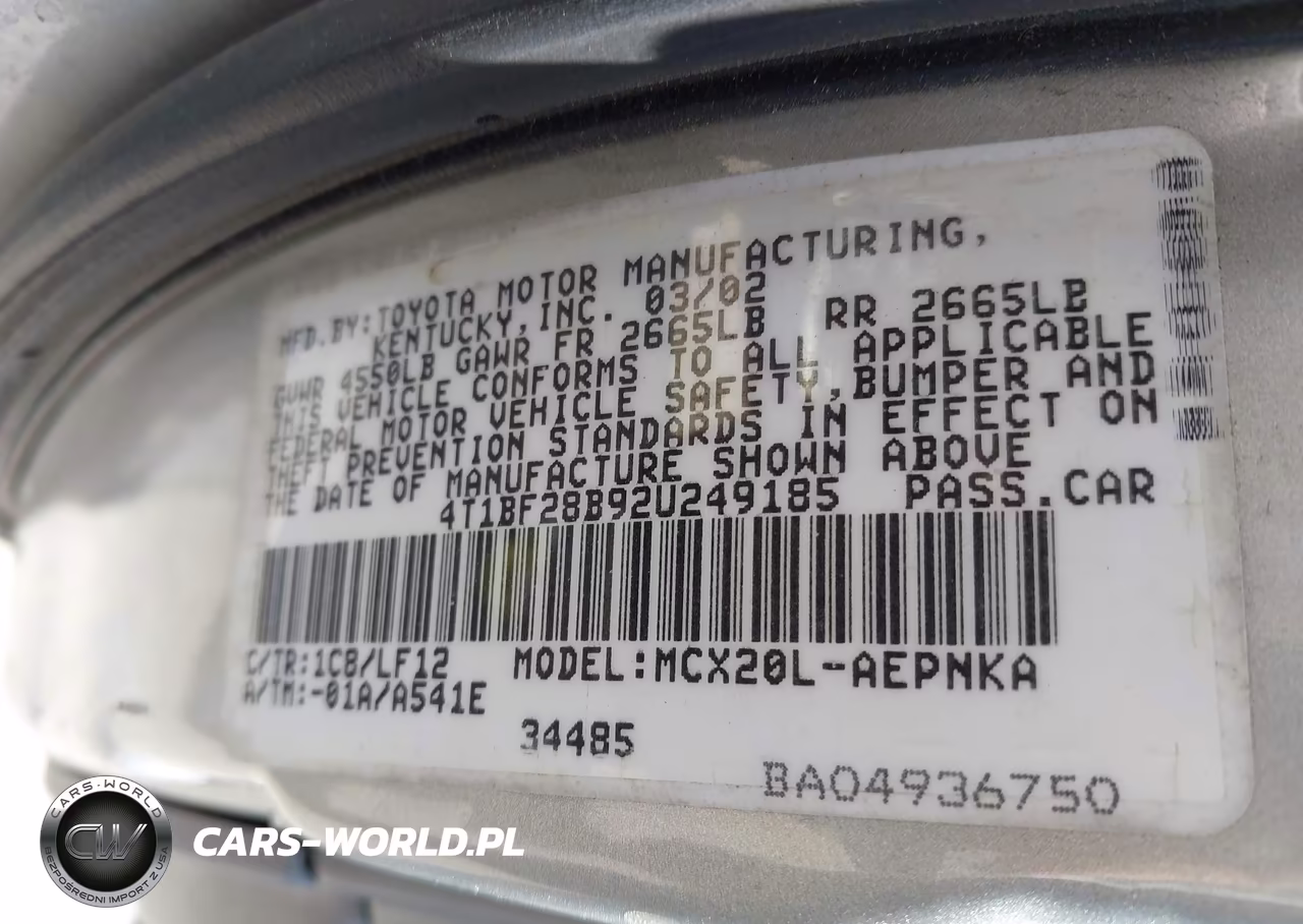 2002 Toyota Avalon Xl VIN:4T1BF28B92U249185 - 9