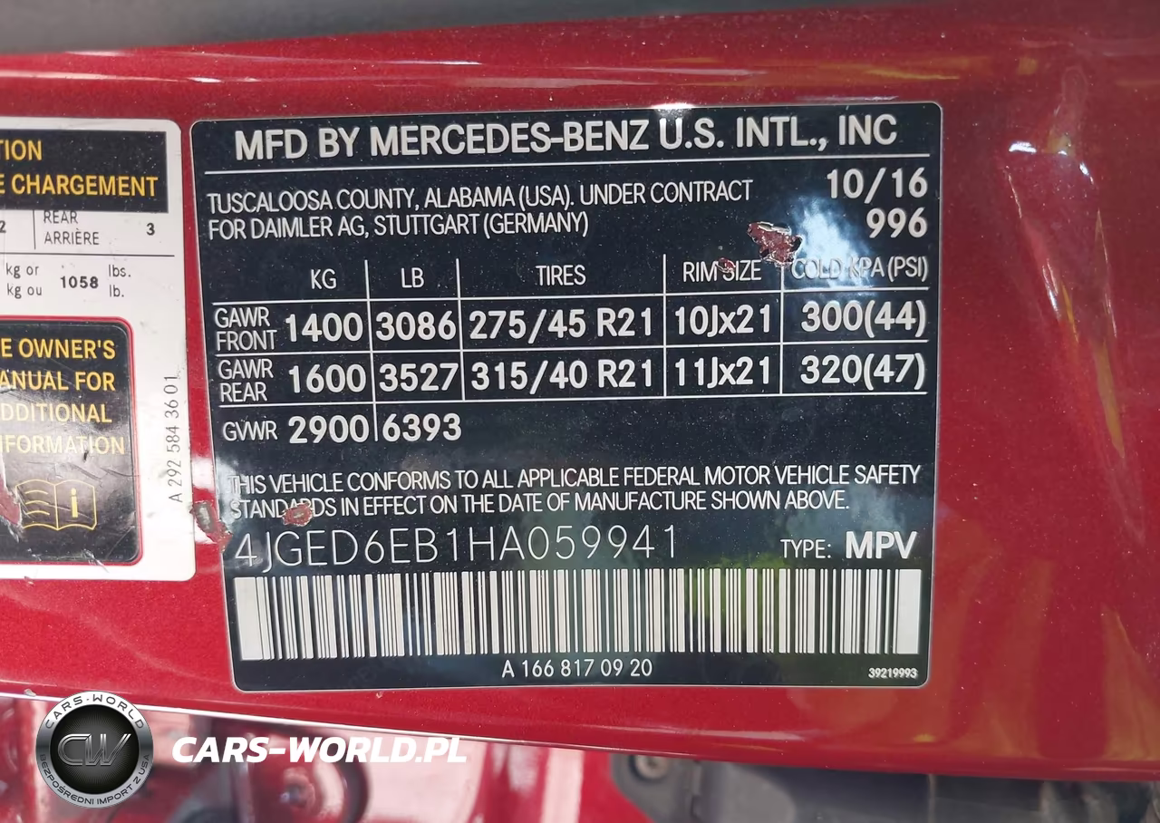 2017 Mercedes-Benz Amg Gle 43 Coupe 4Matic VIN:4JGED6EB1HA059941 - 9