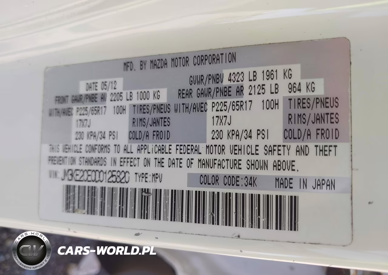 2013 Mazda Cx-5 Touring VIN:JM3KE2CE0D0125820 - 9