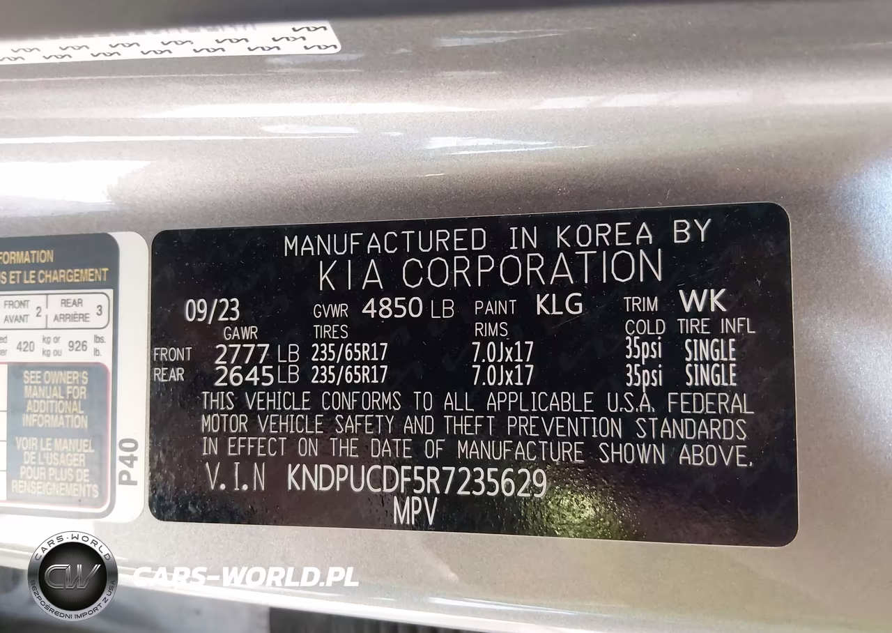 2024 Kia Sportage Lx VIN:KNDPUCDF5R7235629 - 9