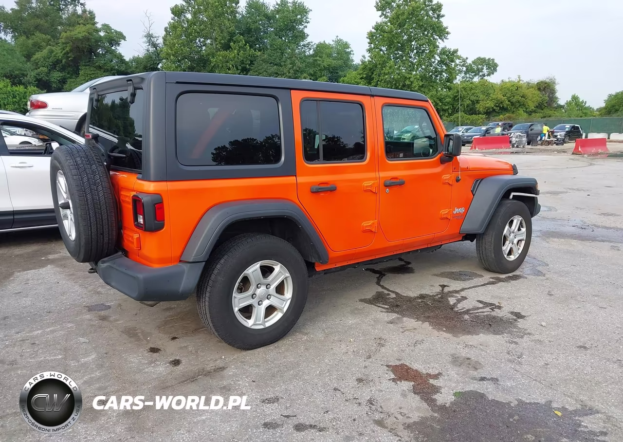 2019 Jeep Wrangler Unlimited Sport S 4X4 VIN:1C4HJXDG1KW659205 - 4