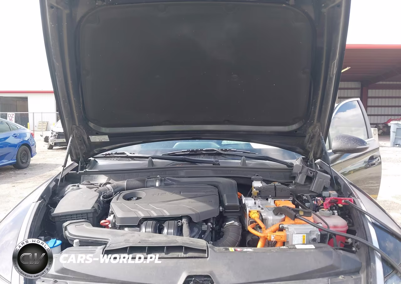 2022 Hyundai Sonata Hybrid Blue VIN:KMHL24JJ1NA051543 - 10