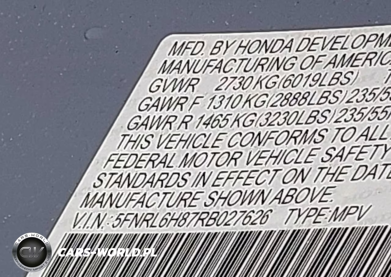 2024 Honda Odyssey Touring VIN:5FNRL6H87RB027626 - 9