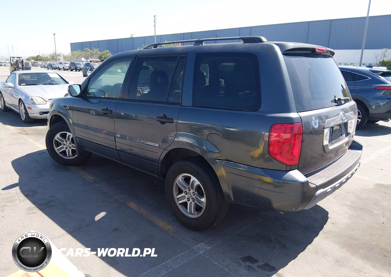 2005 Honda Pilot Ex-L VIN:2HKYF18785H525780 - 3