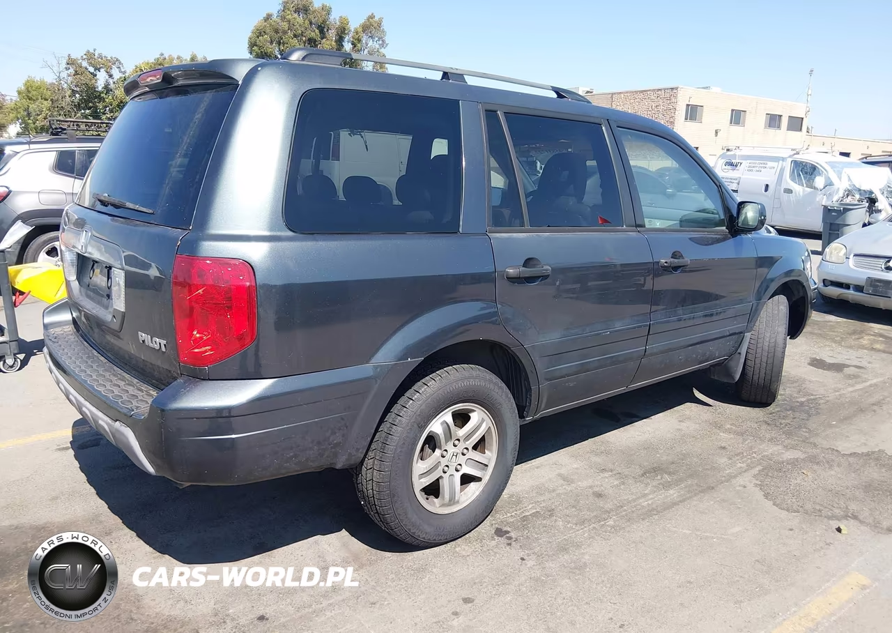 2005 Honda Pilot Ex-L VIN:2HKYF18785H525780 - 4