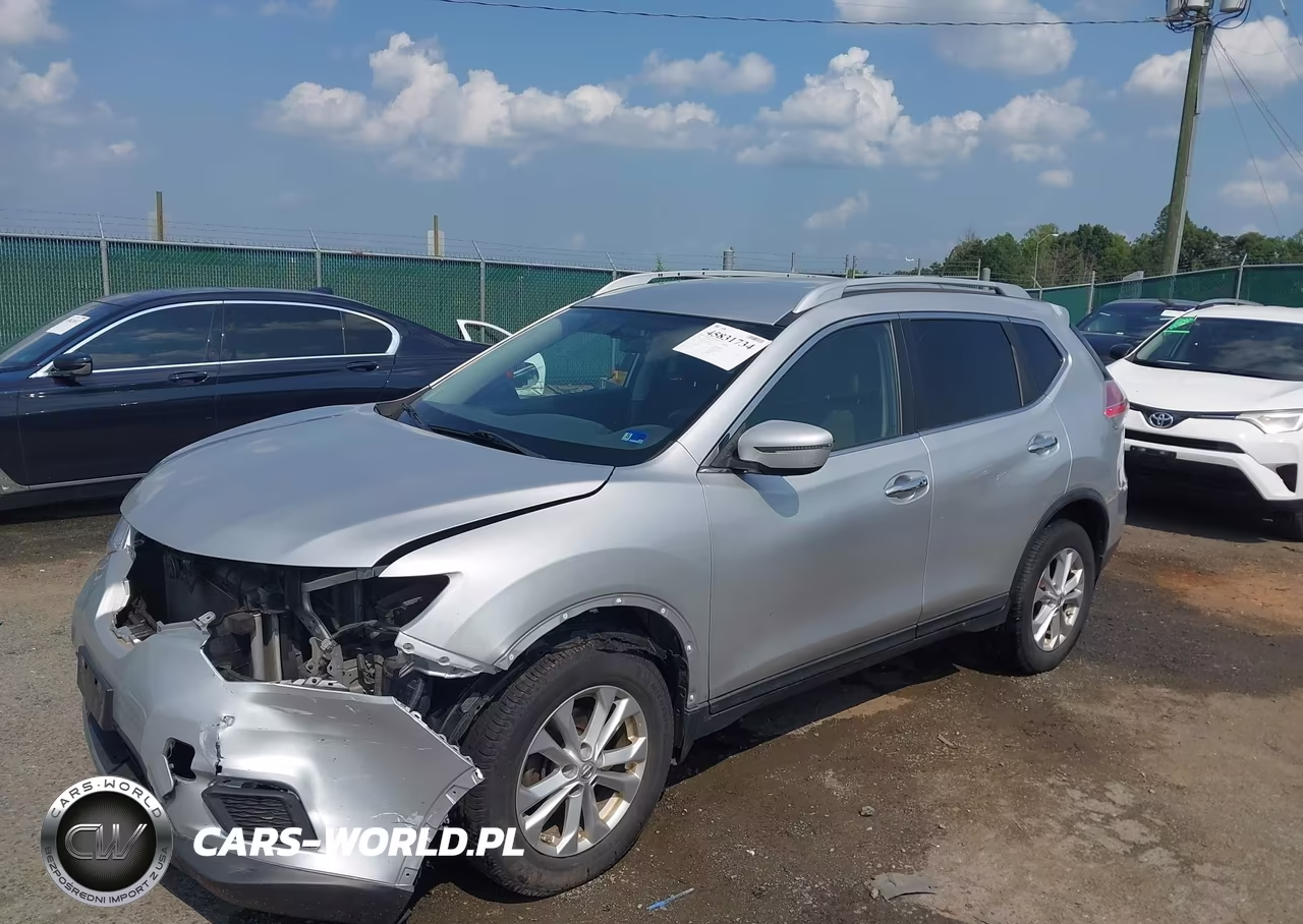 2016 Nissan Rogue Sv VIN:KNMAT2MV5GP601080 - 2