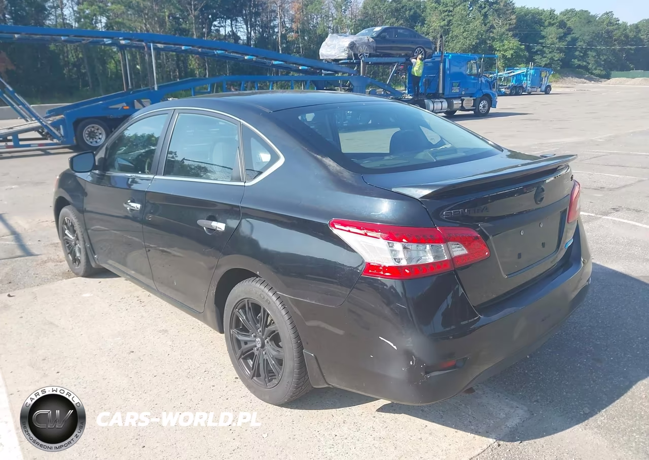 2013 Nissan Sentra Sv VIN:3N1AB7AP9DL650413 - 3