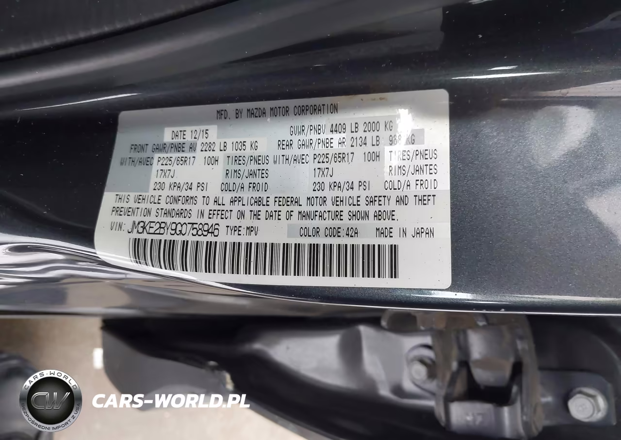 2016 Mazda Cx-5 Sport VIN:JM3KE2BY9G0758946 - 9