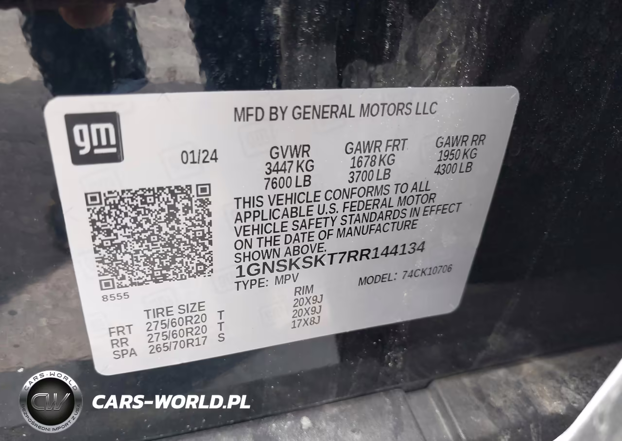2024 Chevrolet Tahoe 4Wd Premier VIN:1GNSKSKT7RR144134 - 9
