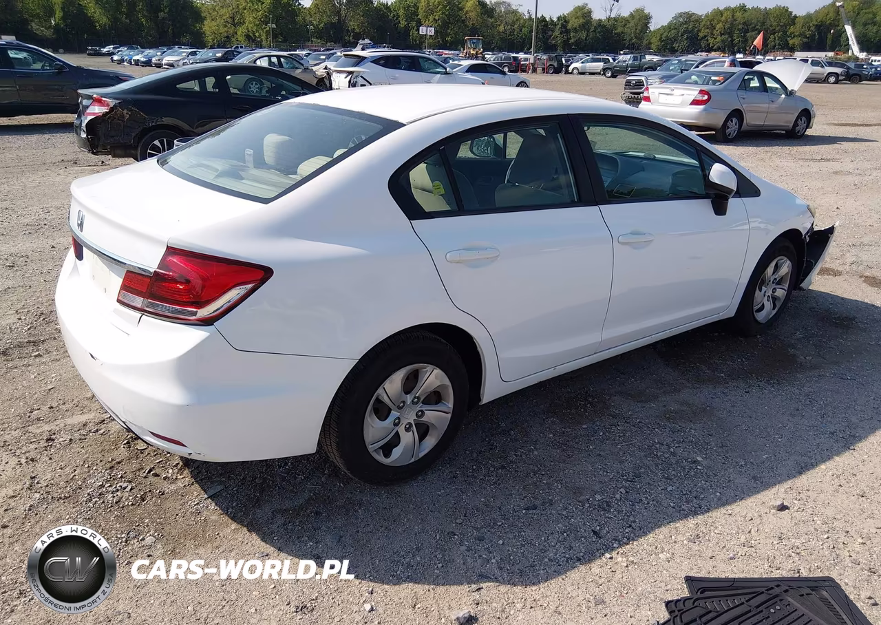 2013 Honda Civic Lx VIN:19XFB2F57DE231297 - 4