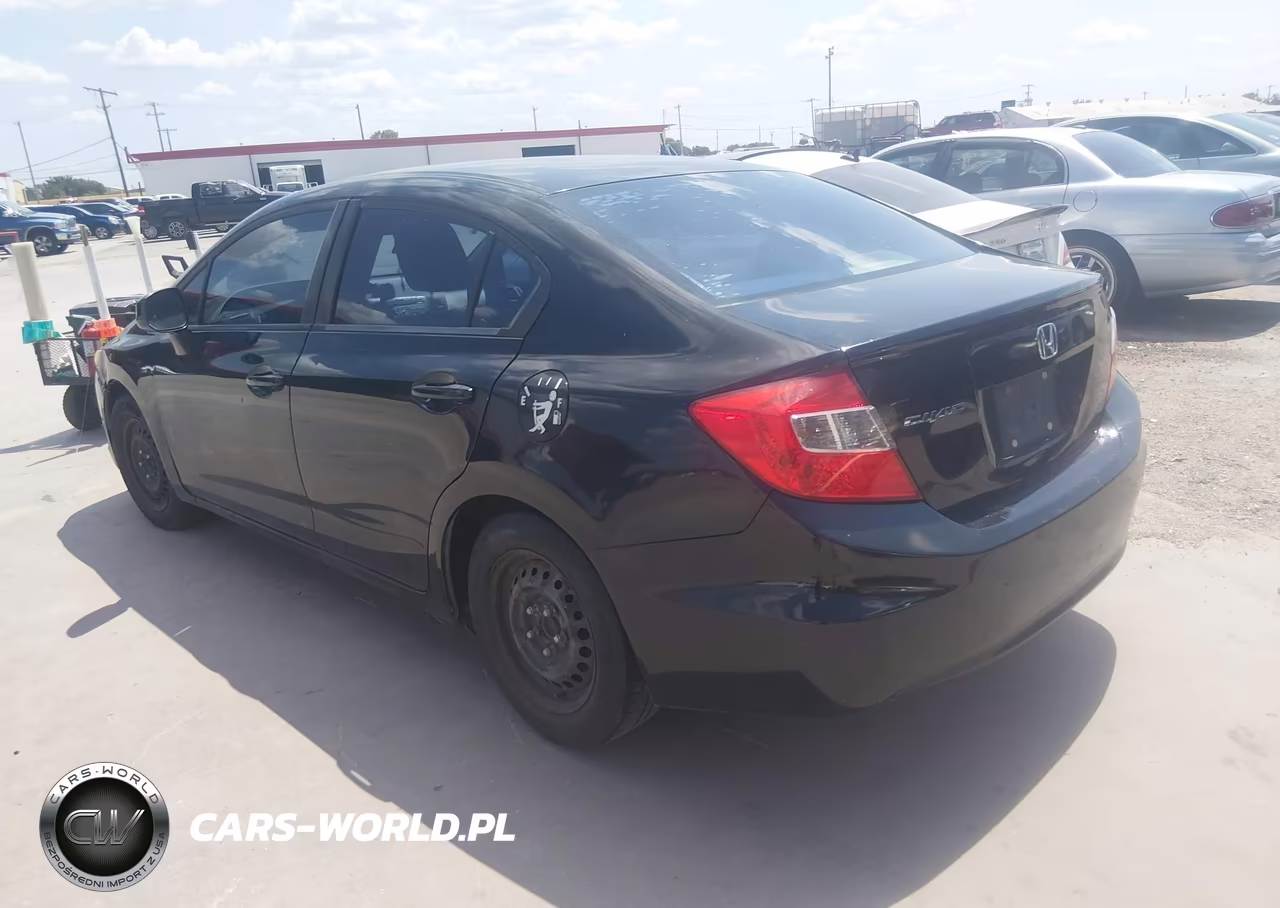 2012 Honda Civic Sdn Lx VIN:19XFB2F5XCE078137 - 3