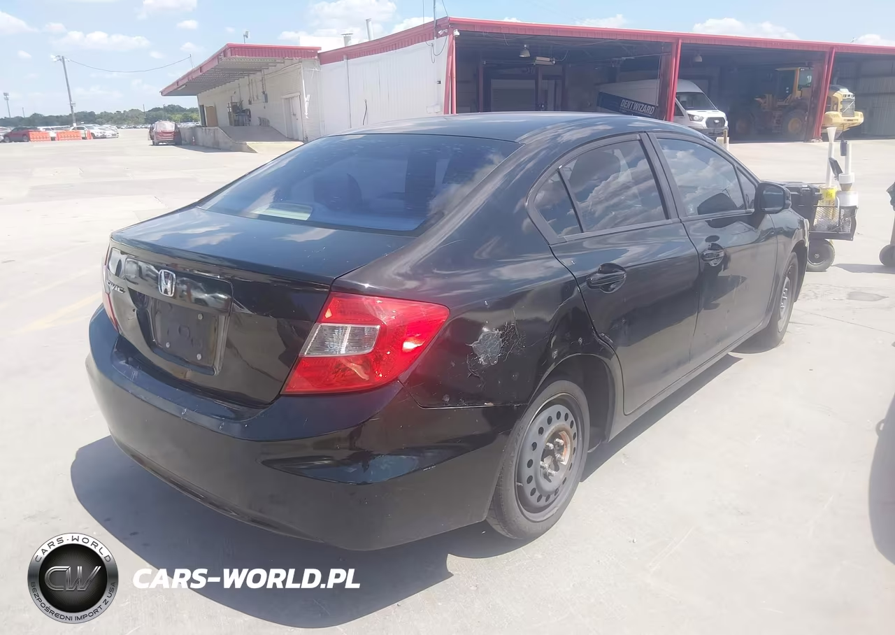 2012 Honda Civic Sdn Lx VIN:19XFB2F5XCE078137 - 4