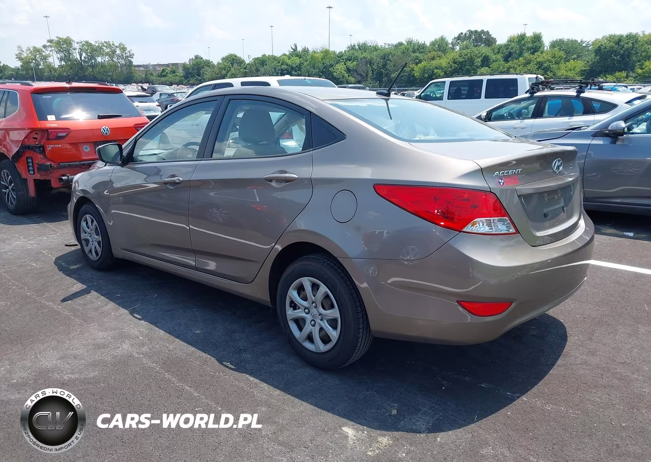 2012 Hyundai Accent Gls VIN:KMHCT4AE6CU236666 - 3