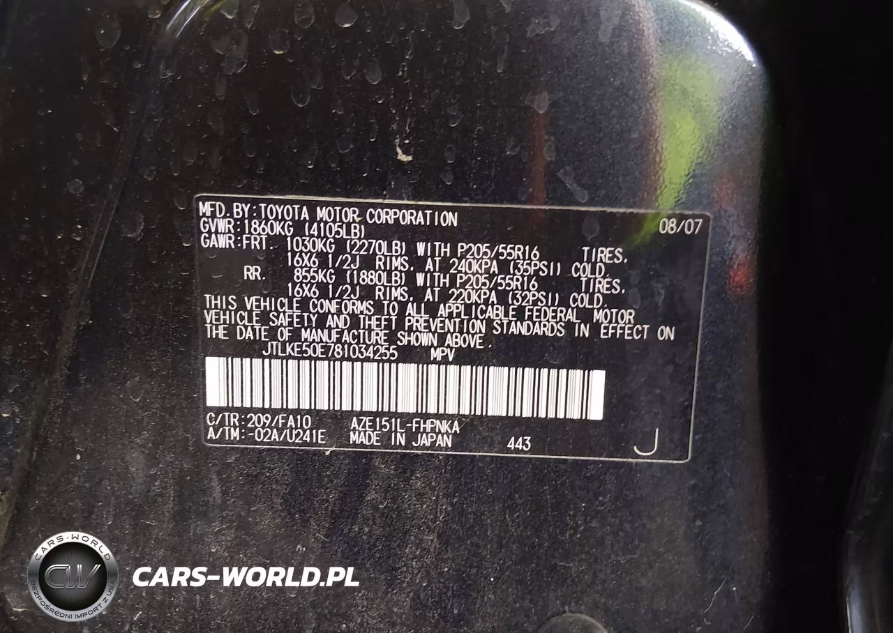 2008 Scion Xb VIN:JTLKE50E781034255 - 9