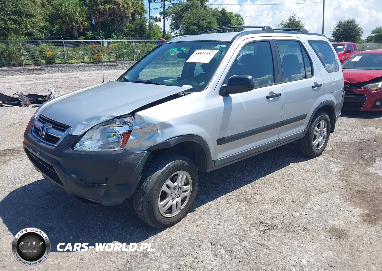 2002 Honda Cr-V Lx VIN:SHSRD78472U012753 - 2