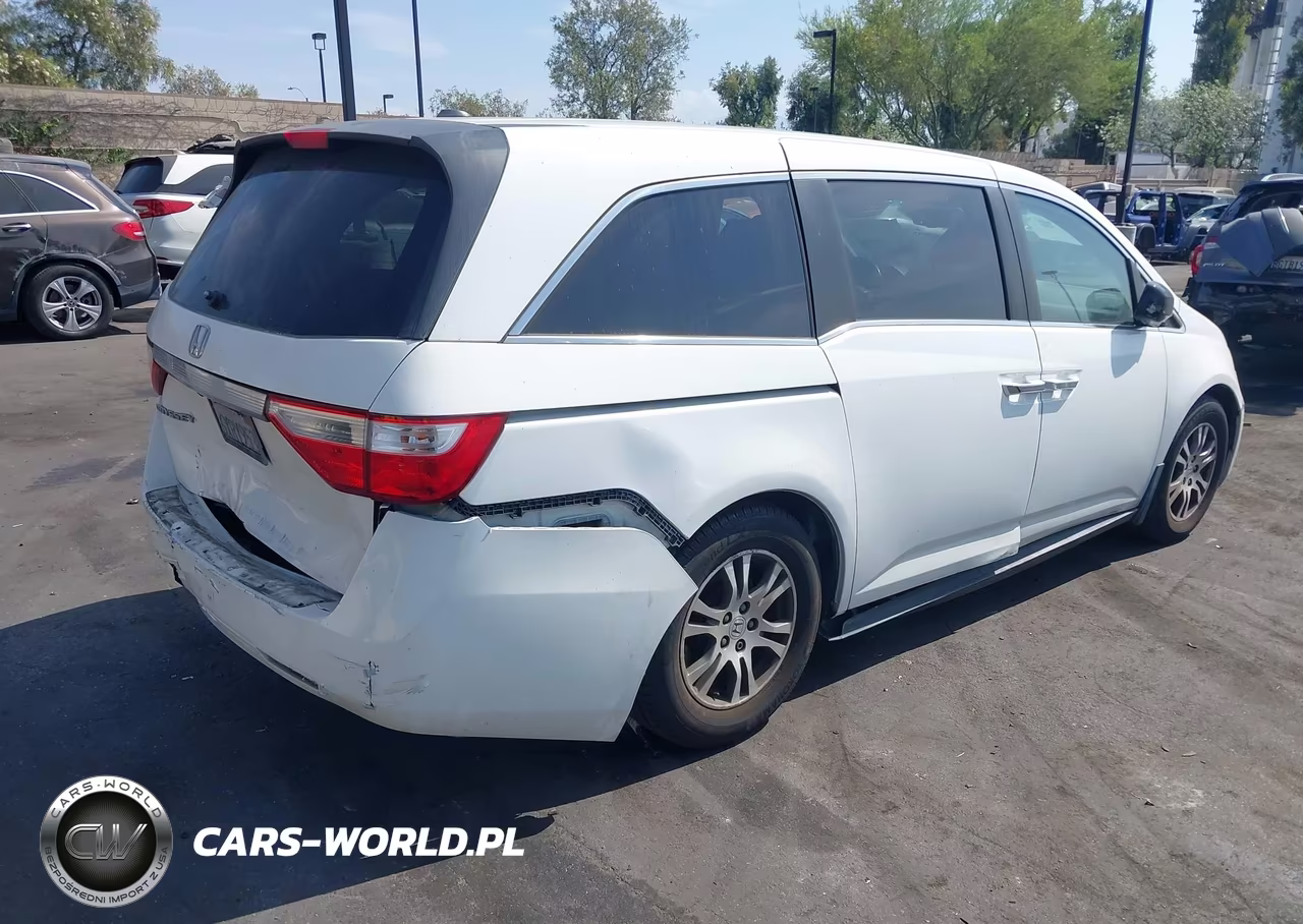 2012 Honda Odyssey Ex-L VIN:5FNRL5H64CB142796 - 4