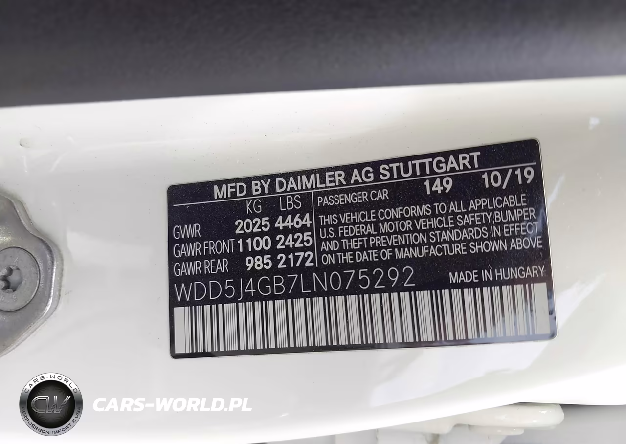 2020 Mercedes-Benz Cla 250 VIN:WDD5J4GB7LN075292 - 9