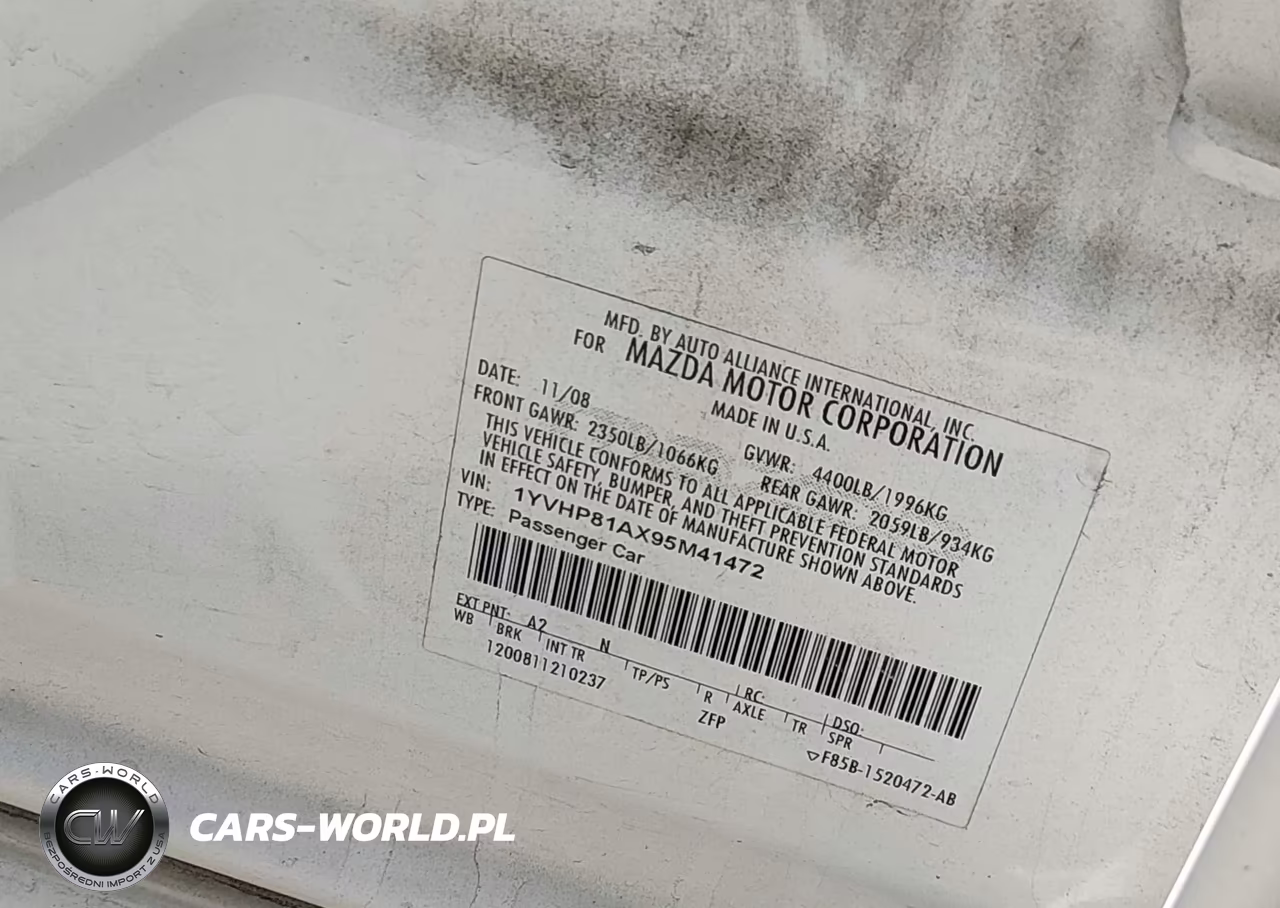 2009 Mazda Mazda6 I Sport VIN:1YVHP81AX95M41472 - 9