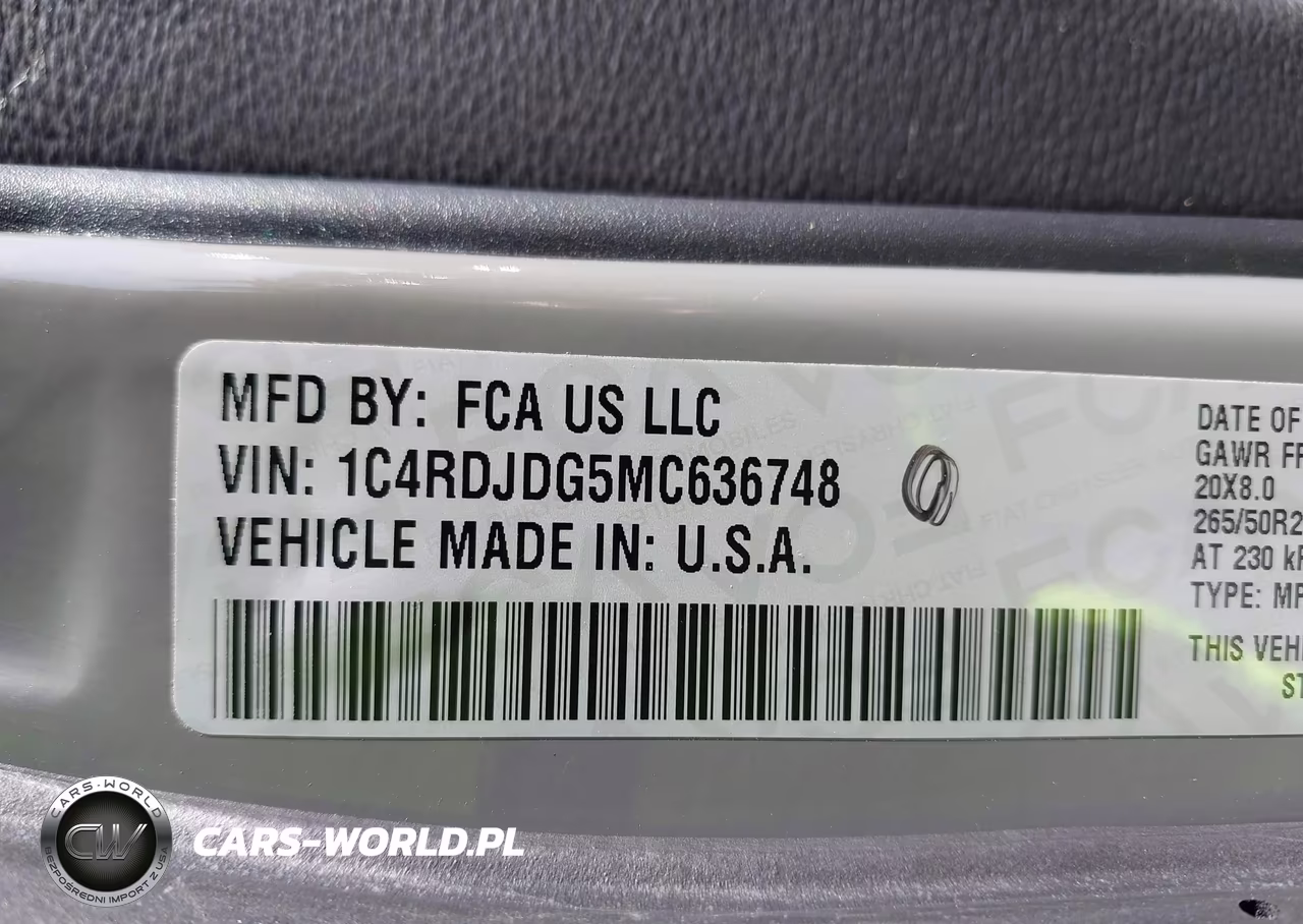 2021 Dodge Durango Gt Plus Awd VIN:1C4RDJDG5MC636748 - 9