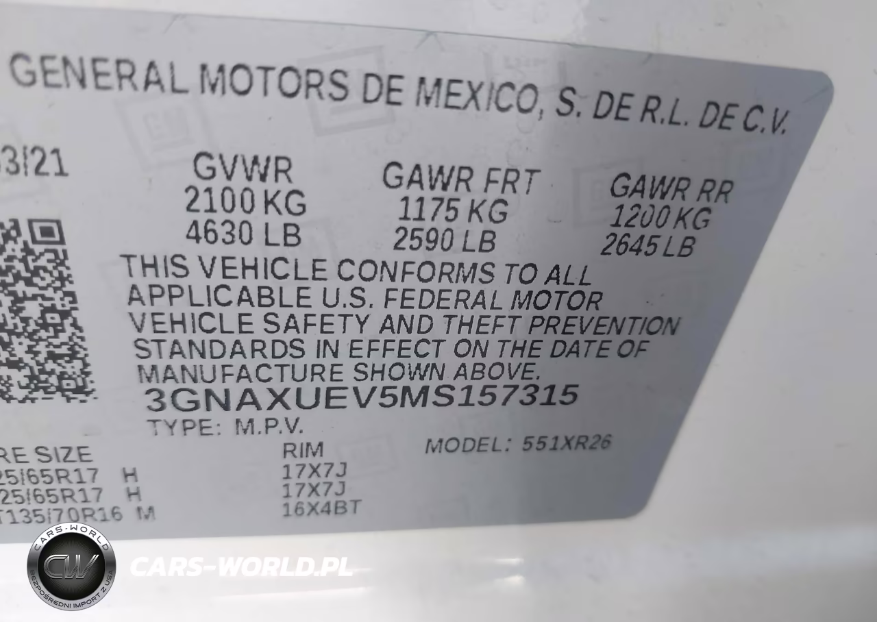 2021 Chevrolet Equinox Awd Lt VIN:3GNAXUEV5MS157315 - 9