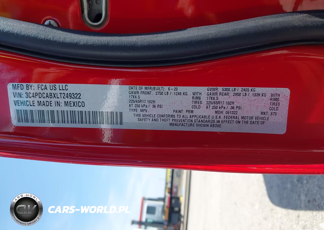 2020 Dodge Journey Se Value VIN:3C4PDCABXLT249322 - 9