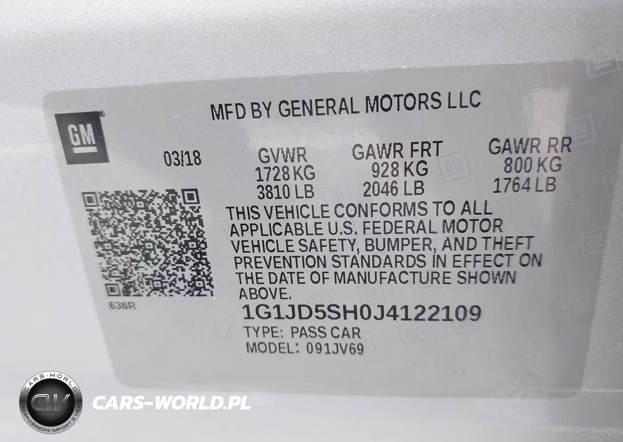 2018 Chevrolet Sonic Lt Auto VIN:1G1JD5SH0J4122109 - 9
