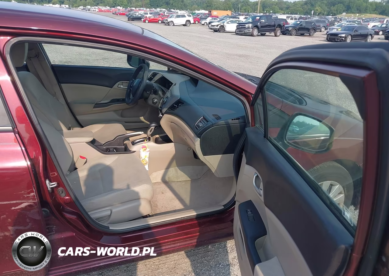 2012 Honda Civic Lx VIN:19XFB2F52CE350616 - 5