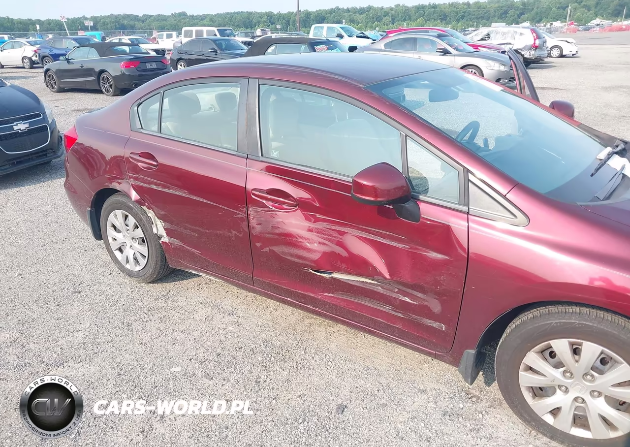 2012 Honda Civic Lx VIN:19XFB2F52CE350616 - 6