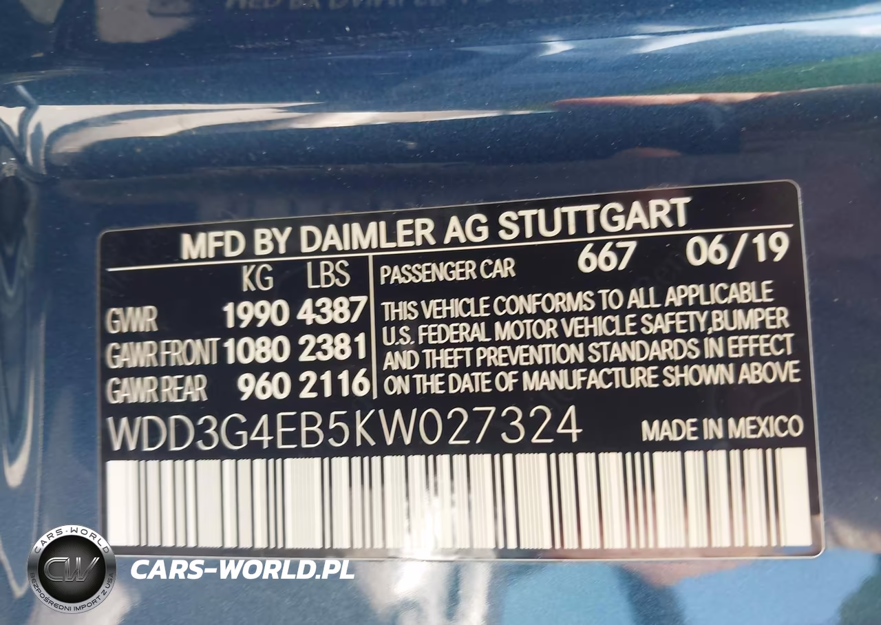 2019 Mercedes-Benz A 220 VIN:WDD3G4EB5KW027324 - 9