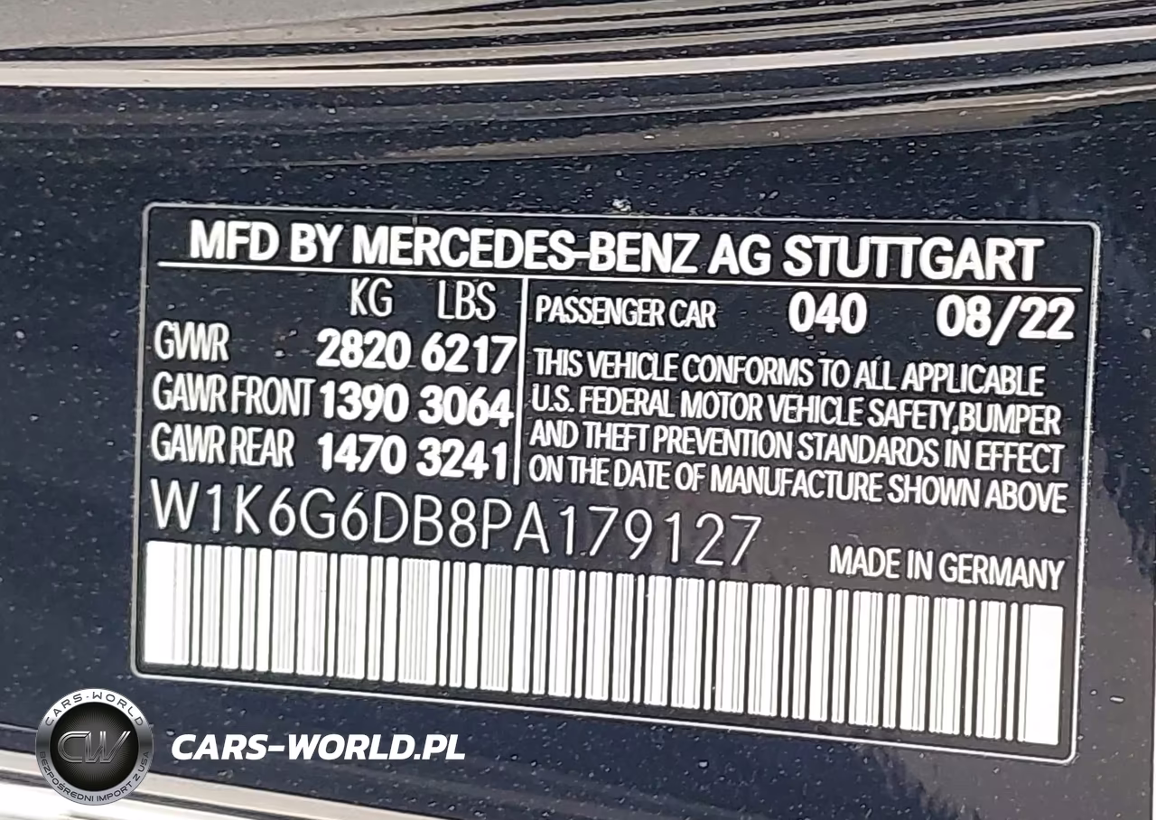 2023 Mercedes-Benz S 500 4Matic VIN:W1K6G6DB8PA179127 - 9
