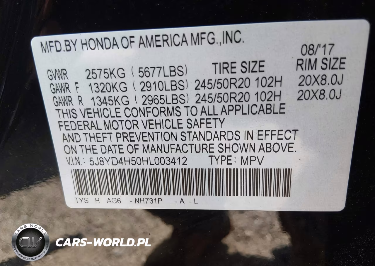 2017 Acura Mdx Technology Package VIN:5J8YD4H50HL003412 - 9