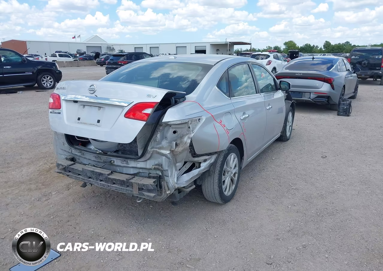 2019 Nissan Sentra Sv VIN:3N1AB7AP3KL606159 - 4