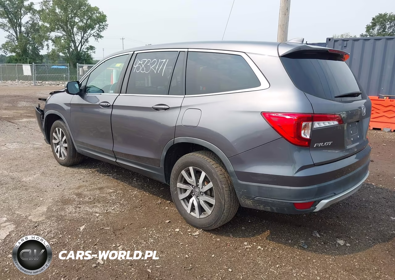 2020 Honda Pilot Awd Ex-L VIN:5FNYF6H56LB033711 - 3