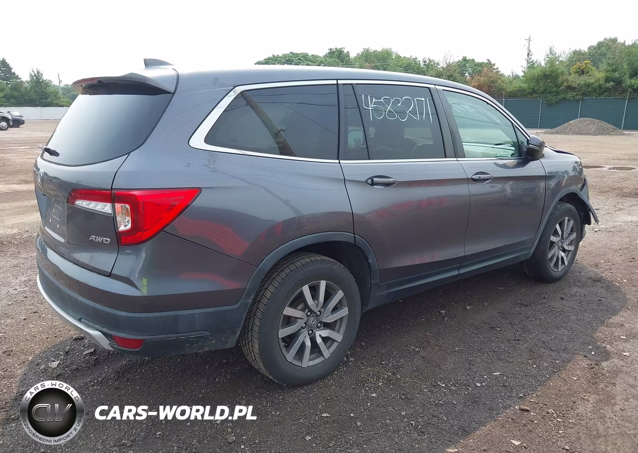 2020 Honda Pilot Awd Ex-L VIN:5FNYF6H56LB033711 - 4