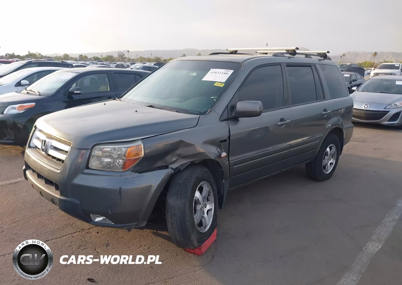 2007 Honda Pilot Ex-L VIN:5FNYF187X7B004321 - 2