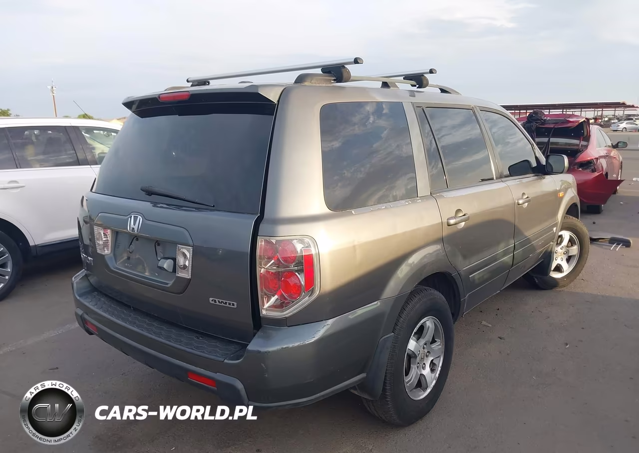 2007 Honda Pilot Ex-L VIN:5FNYF187X7B004321 - 4