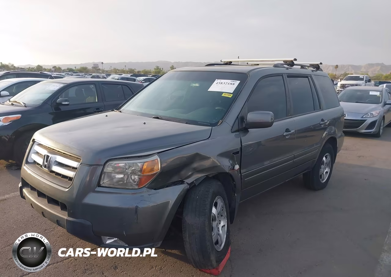 2007 Honda Pilot Ex-L VIN:5FNYF187X7B004321 - 6
