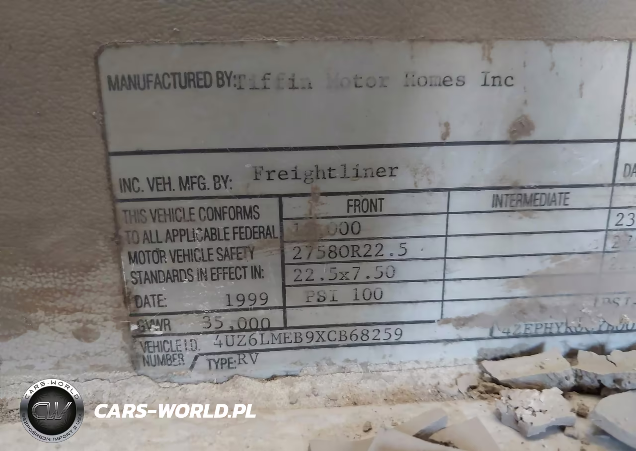 1999 Freightliner Chassis V Line VIN:4UZ6LMEB9XCB68259 - 9