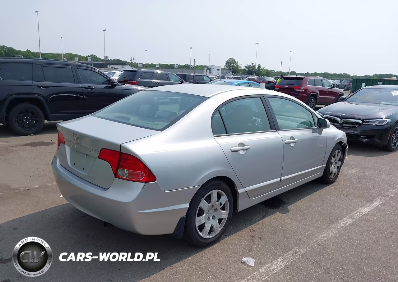 2007 Honda Civic Lx VIN:1HGFA16527L059335 - 4