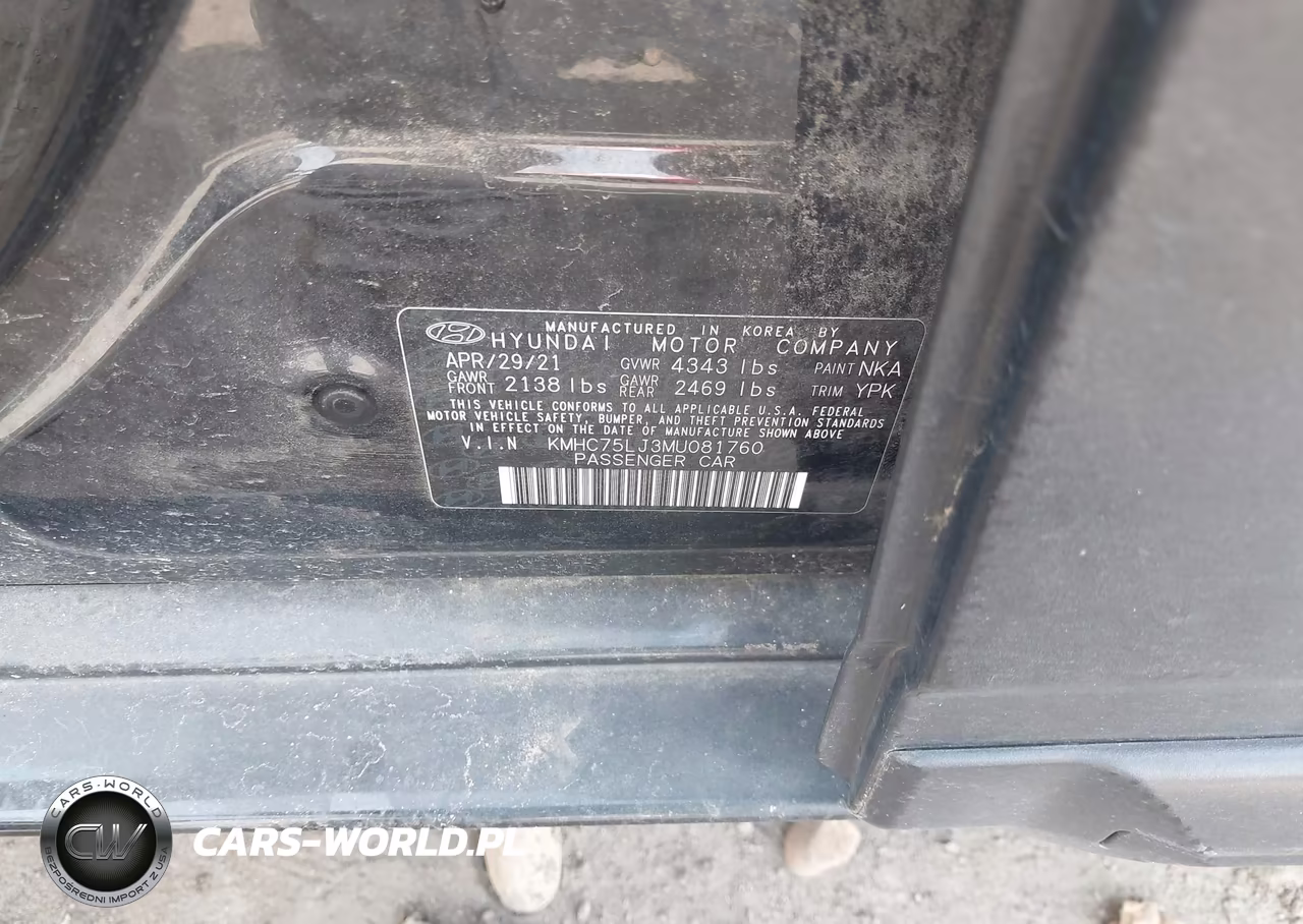 2021 Hyundai Ioniq Electric Se VIN:KMHC75LJ3MU081760 - 9