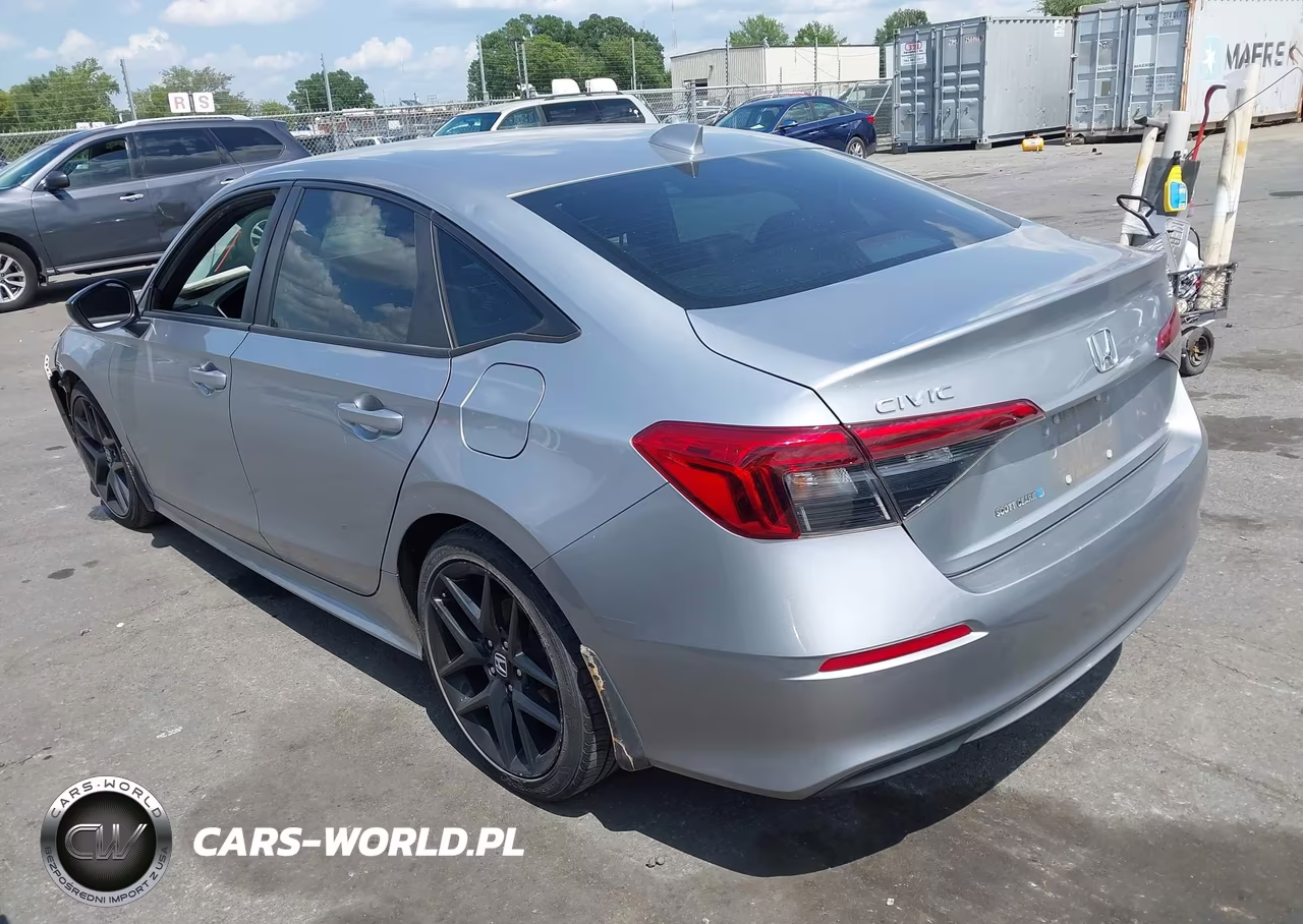 2022 Honda Civic Sport VIN:2HGFE2F54NH591710 - 3