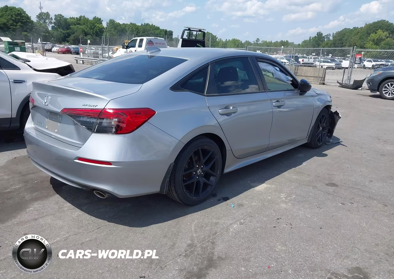 2022 Honda Civic Sport VIN:2HGFE2F54NH591710 - 4