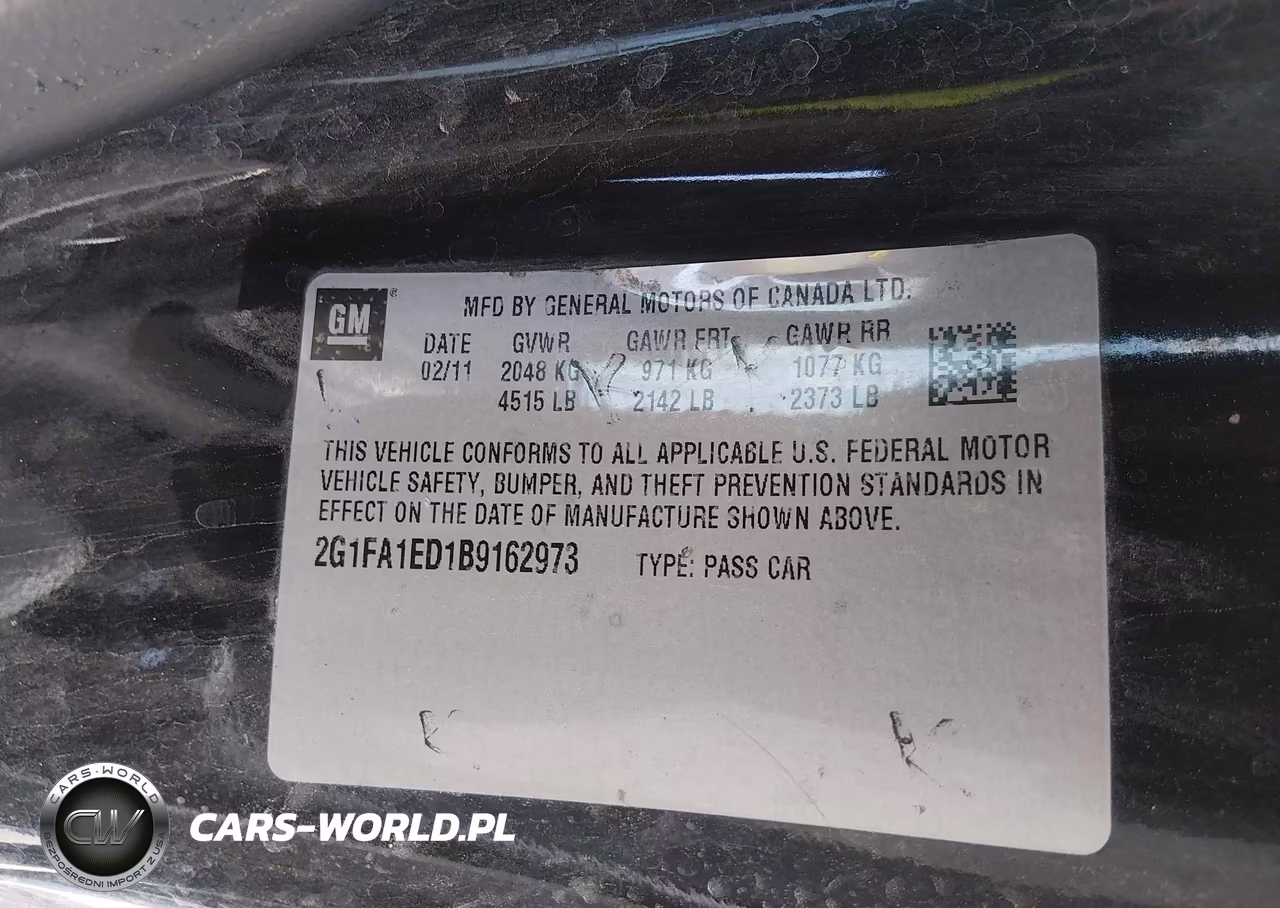 2011 Chevrolet Camaro 2Ls VIN:2G1FA1ED1B9162973 - 9