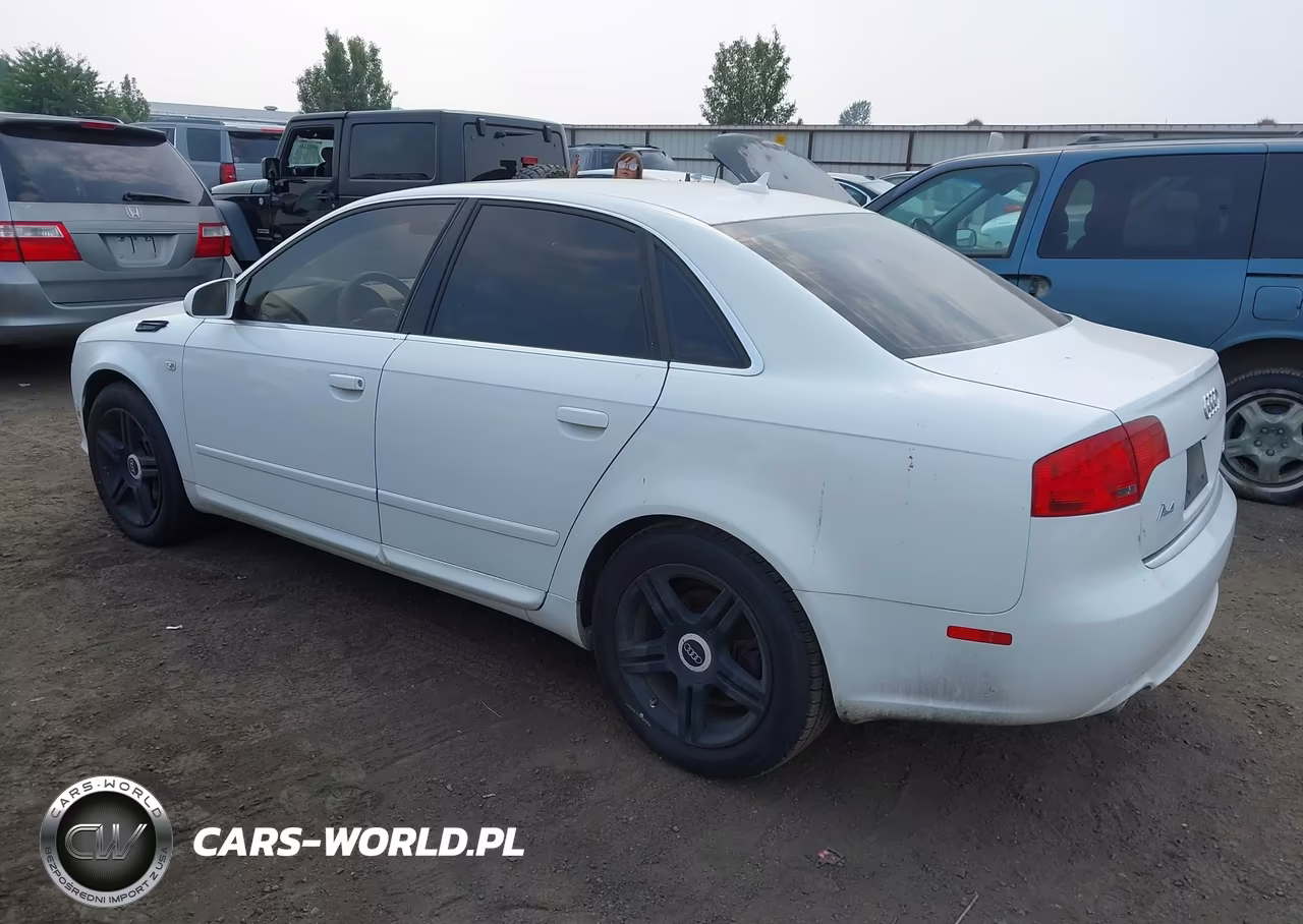2008 Audi A4 2.0T VIN:WAUAF78E38A009340 - 3