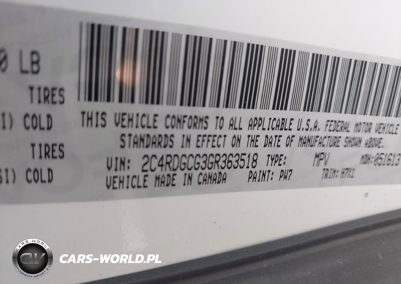 2016 Dodge Grand Caravan Sxt VIN:2C4RDGCG3GR363518 - 9