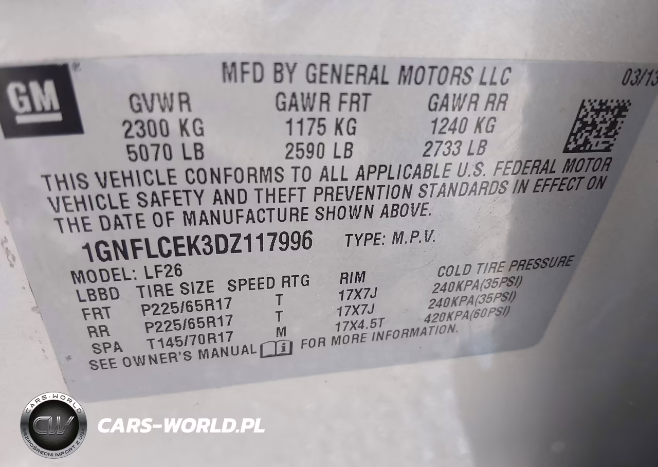 2013 Chevrolet Equinox Ls VIN:1GNFLCEK3DZ117996 - 9