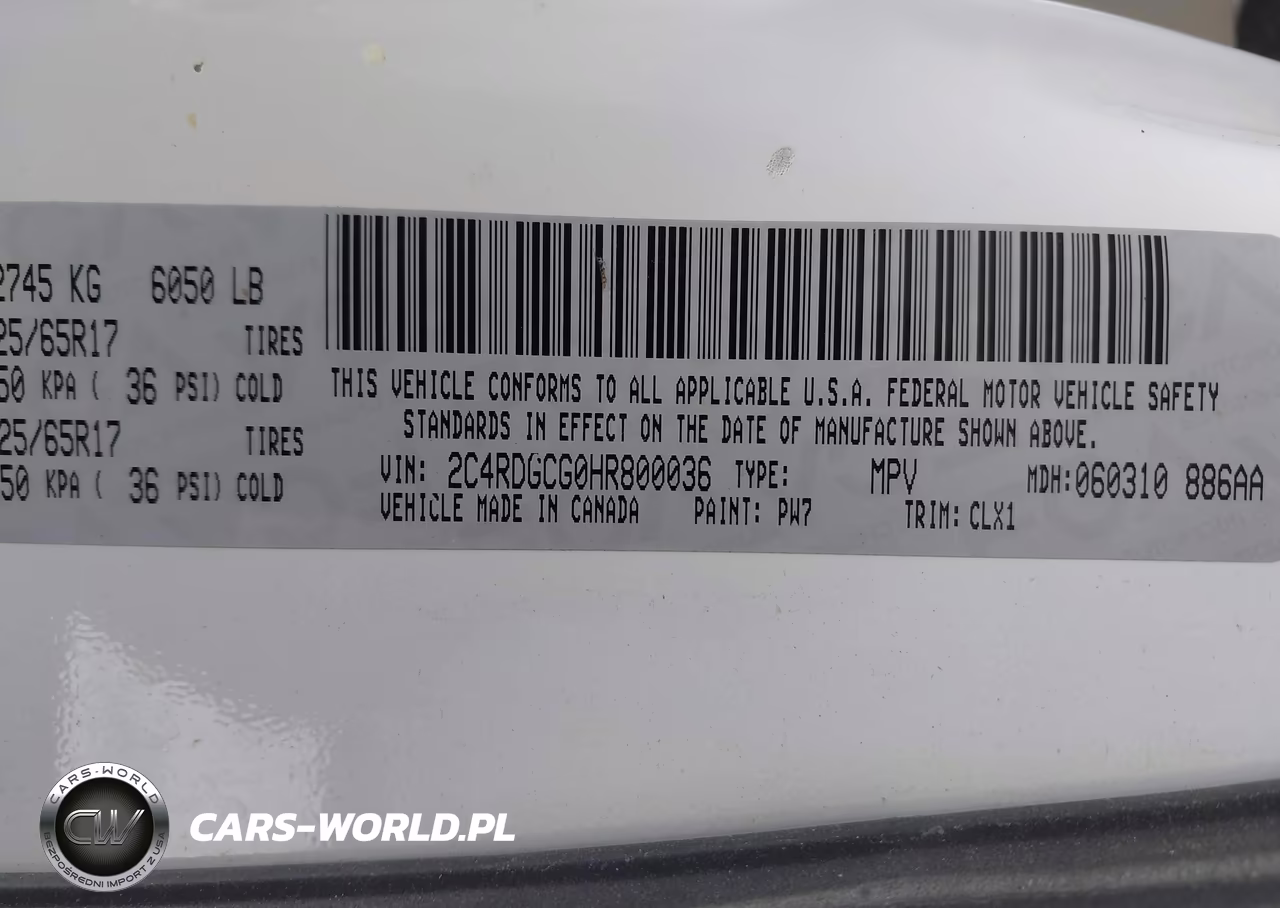 2017 Dodge Grand Caravan Sxt VIN:2C4RDGCG0HR800036 - 9