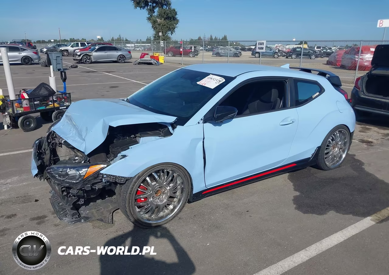 2020 Hyundai Veloster N VIN:KMHT36AH7LU004583 - 2
