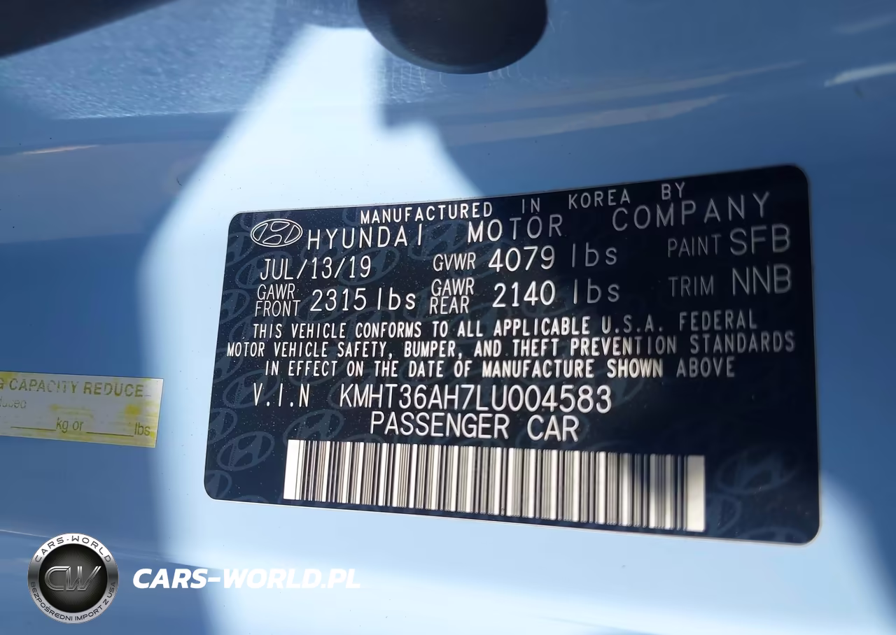 2020 Hyundai Veloster N VIN:KMHT36AH7LU004583 - 9